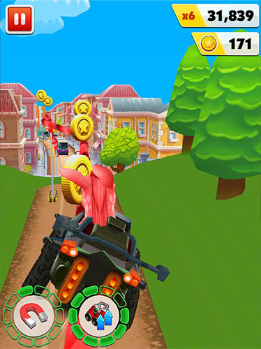 Pony craft unicorn car racing: Pony care girls - Android game screenshots.