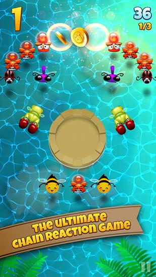 Gameplay of the Pop bugs for Android phone or tablet.