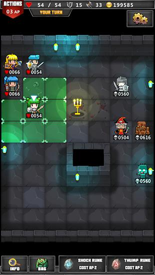 Gameplay of the Portable dungeon legends for Android phone or tablet.