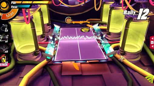 Gameplay of the Power ping pong for Android phone or tablet.