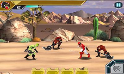 Gameplay of the Power Rangers:Swappz MegaBrawl for Android phone or tablet.