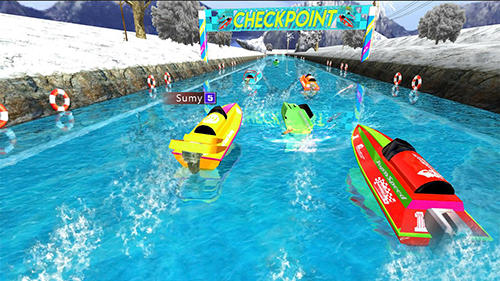 Powerboat race 3D - Android game screenshots.