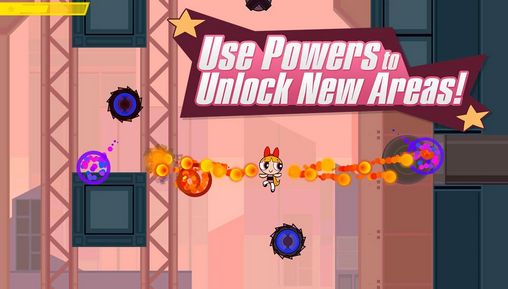 Gameplay of the The Powerpuff girls: Defenders of Townsville for Android phone or tablet.