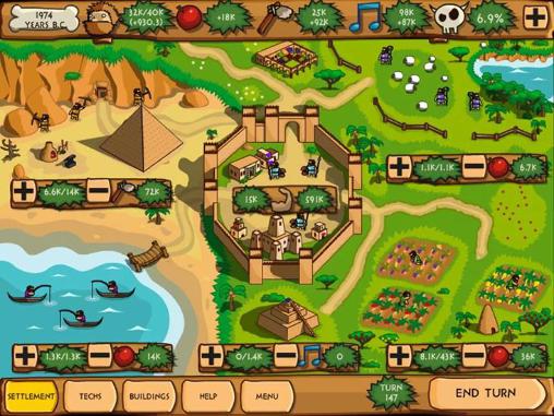 Gameplay of the Pre-civilization: Bronze age for Android phone or tablet.