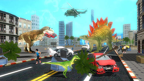 Primal dinosaur simulator: Dino carnage - Android game screenshots.