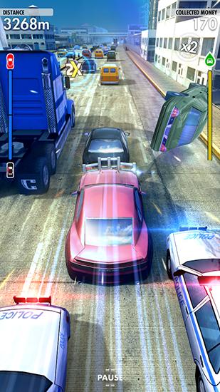 Gameplay of the Prime time rush for Android phone or tablet.