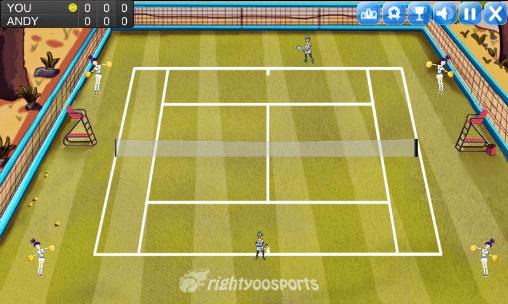Gameplay of the Prince of tennis: Saga for Android phone or tablet.
