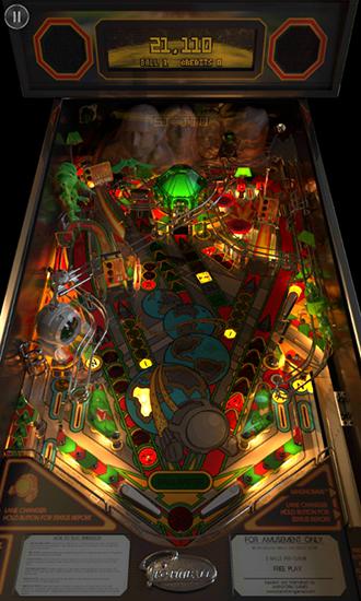 Gameplay of the Pro pinball for Android phone or tablet.