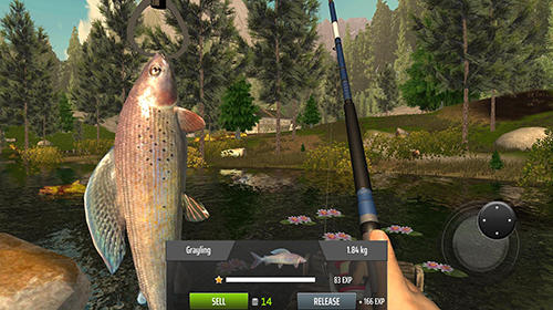 Professional fishing - Android game screenshots.