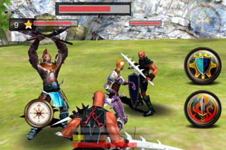 Gameplay of the Protecting the king for Android phone or tablet.