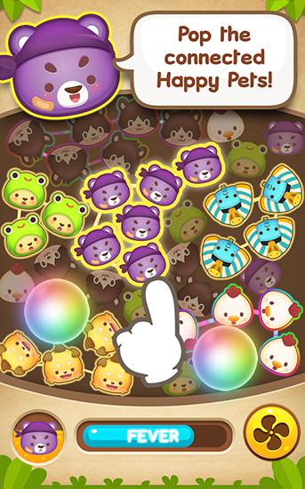 Gameplay of the Puchi puchi pop: Puzzle game for Android phone or tablet.