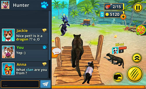 Puma family sim online - Android game screenshots.
