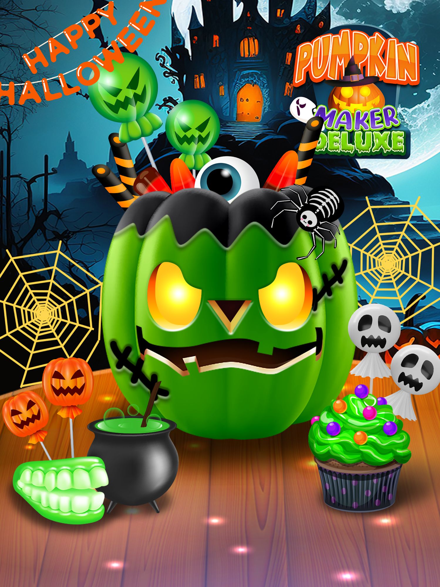 Pumpkin Maker Halloween Fun - Android game screenshots.