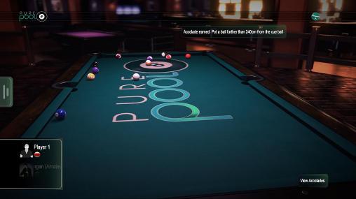 Gameplay of the Pure pool for Android phone or tablet.