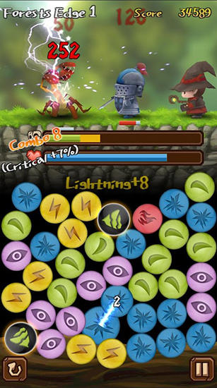 Gameplay of the Puzzle and magic for Android phone or tablet.