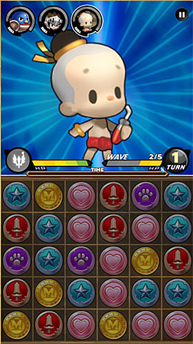 Gameplay of the Puzzle guardians for Android phone or tablet.