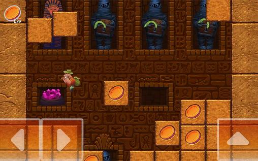 Gameplay of the Pyramid escape: Jump for Android phone or tablet.