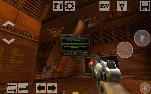 Gameplay of the Quake 2 for Android phone or tablet.