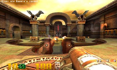 Gameplay of the Quake 3 Arena for Android phone or tablet.