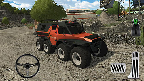 Quarry driver 3: Giant trucks - Android game screenshots.