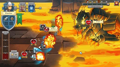 Gameplay of the Quest run for Android phone or tablet.