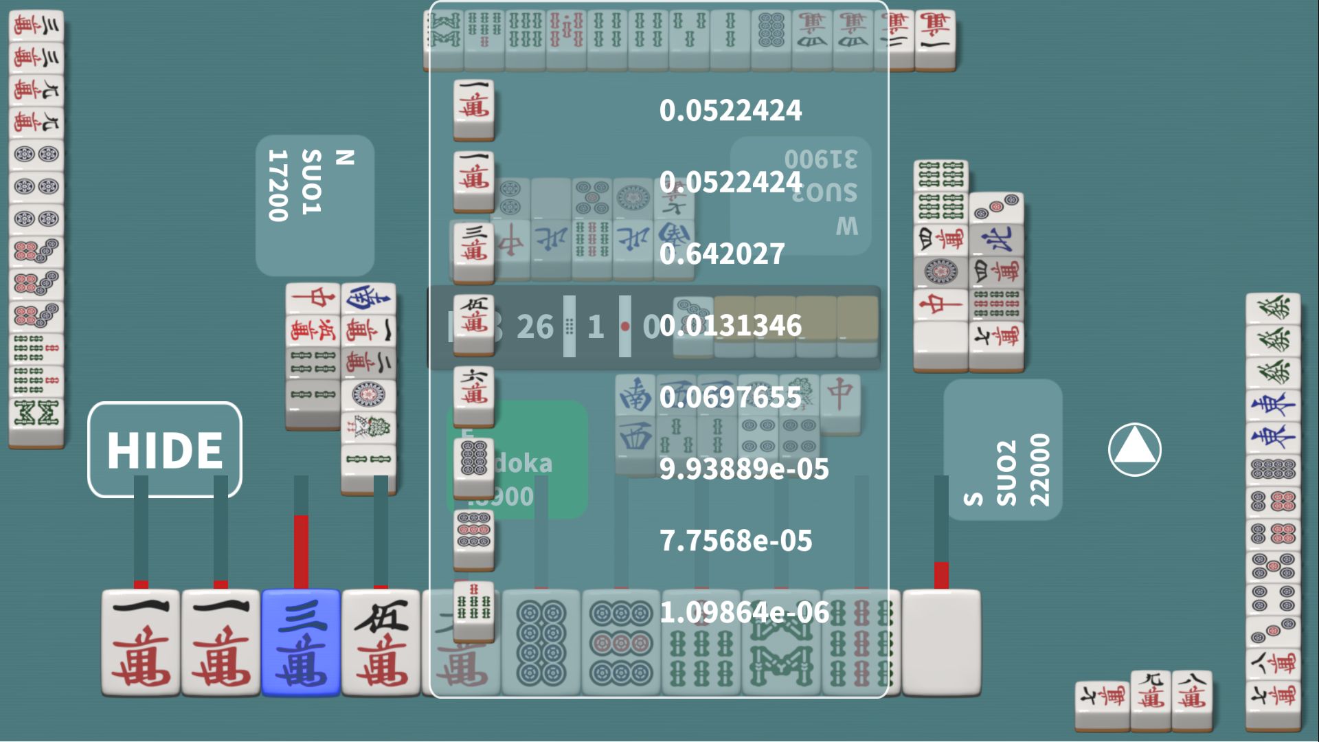 R Mahjong - Riichi Mahjong - Android game screenshots.