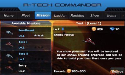 Gameplay of the R-Tech Commander Galaxy for Android phone or tablet.