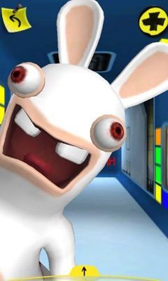 Gameplay of the Rabbids Go Phone Again HD for Android phone or tablet.