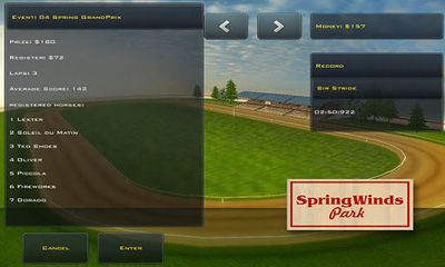Gameplay of the Race Horses Champions for Android phone or tablet.