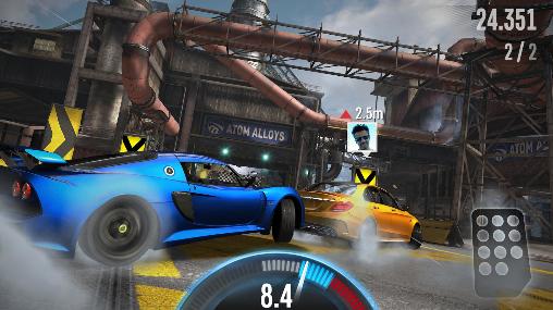 Gameplay of the Race kings for Android phone or tablet.