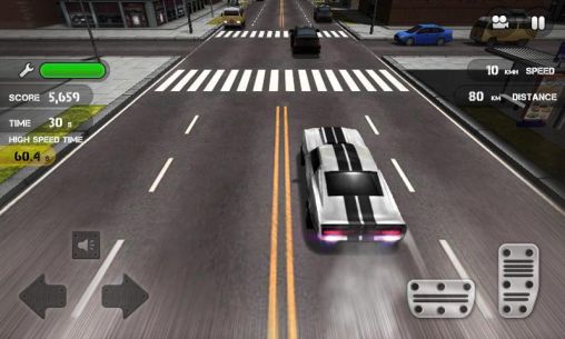 Gameplay of the Race the traffic for Android phone or tablet.