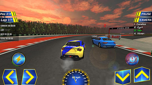 Gameplay of the R.A.C.E.R. for Android phone or tablet.