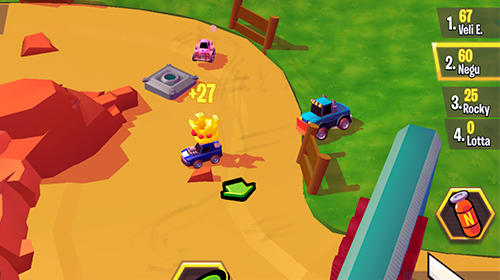 Racing heroes - Android game screenshots.