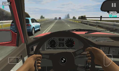Gameplay of the Racing in car for Android phone or tablet.