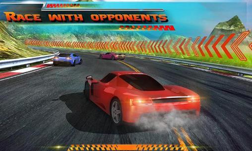 Gameplay of the Racing in city 3D for Android phone or tablet.