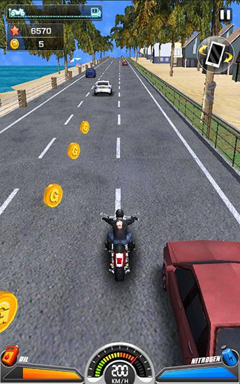 Gameplay of the Racing moto by Smoote mobile for Android phone or tablet.