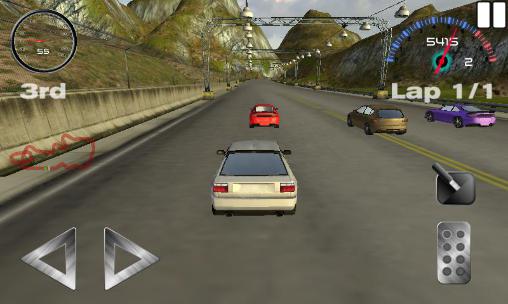 Gameplay of the Racing revolution for Android phone or tablet.