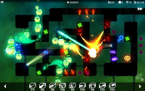 Gameplay of the Radiant defense for Android phone or tablet.