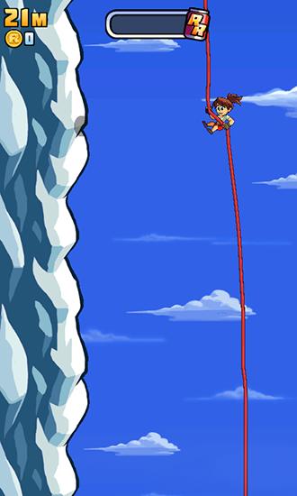 Gameplay of the Radical rappelling for Android phone or tablet.