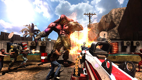 Gameplay of the Rage Z: Multiplayer zombie FPS for Android phone or tablet.