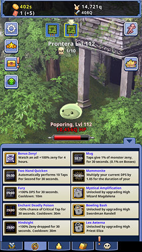 Ragnarok clicker - Android game screenshots.