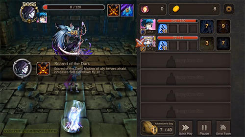 Gameplay of the Raid master: Epic relic chaser for Android phone or tablet.