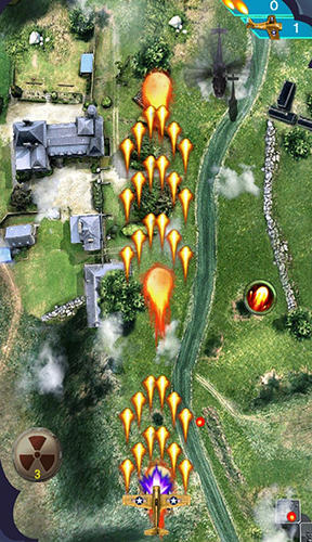 Raiden fighter: Striker 1945 air attack reloaded - Android game screenshots.