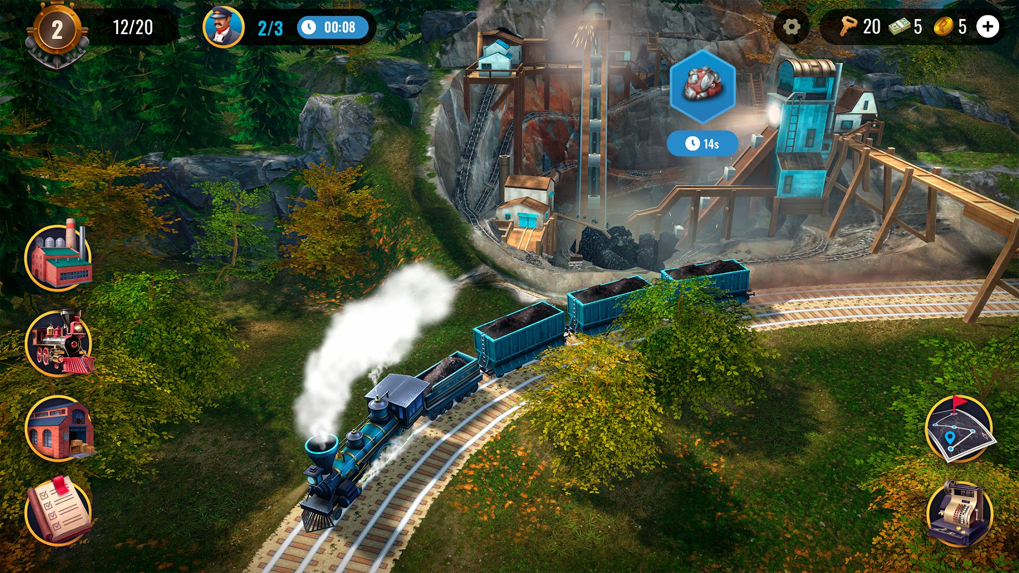 Railroad Empire: Train Game - Android game screenshots.