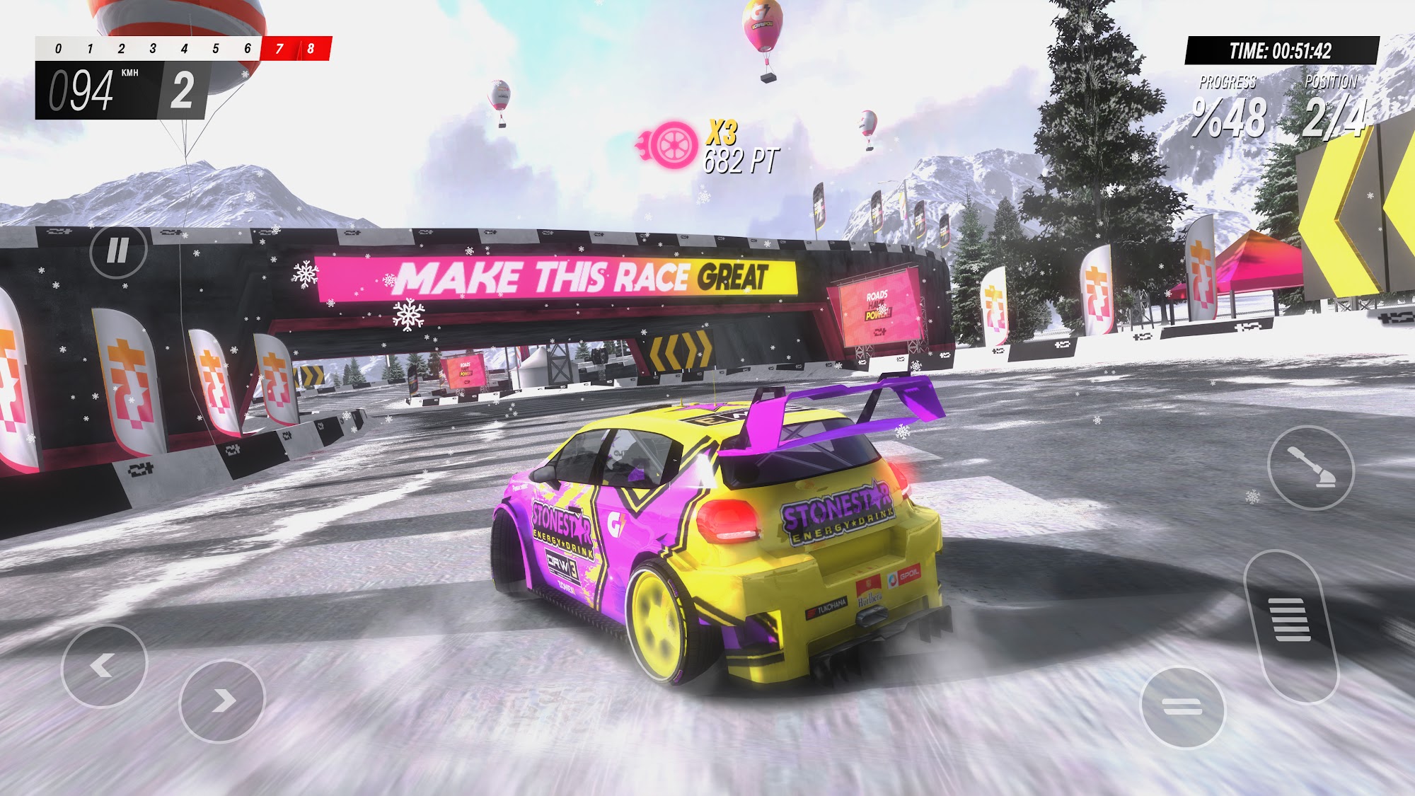 Rally Horizon - Android game screenshots.