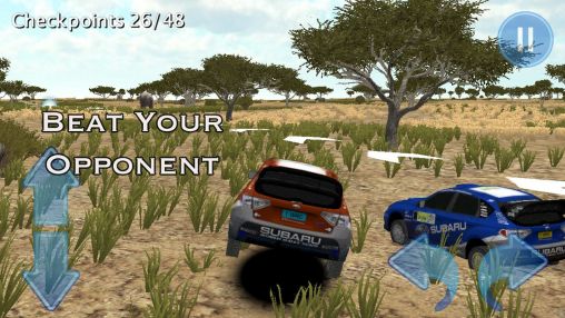 Gameplay of the Rally race 3D: Africa 4x4 for Android phone or tablet.