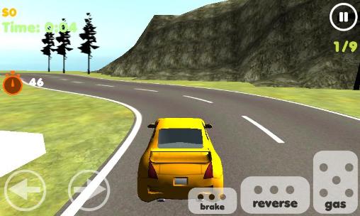 Gameplay of the Rally racer 3D for Android phone or tablet.