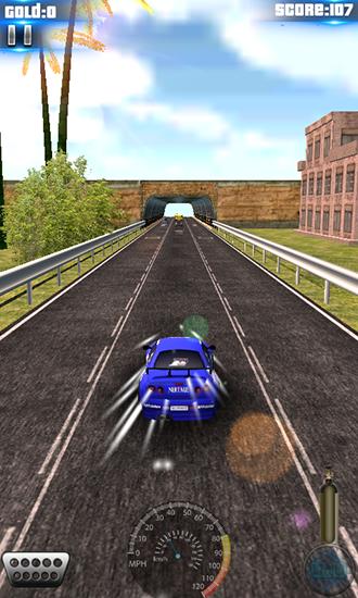 Gameplay of the Rally racing: Car rival for Android phone or tablet.