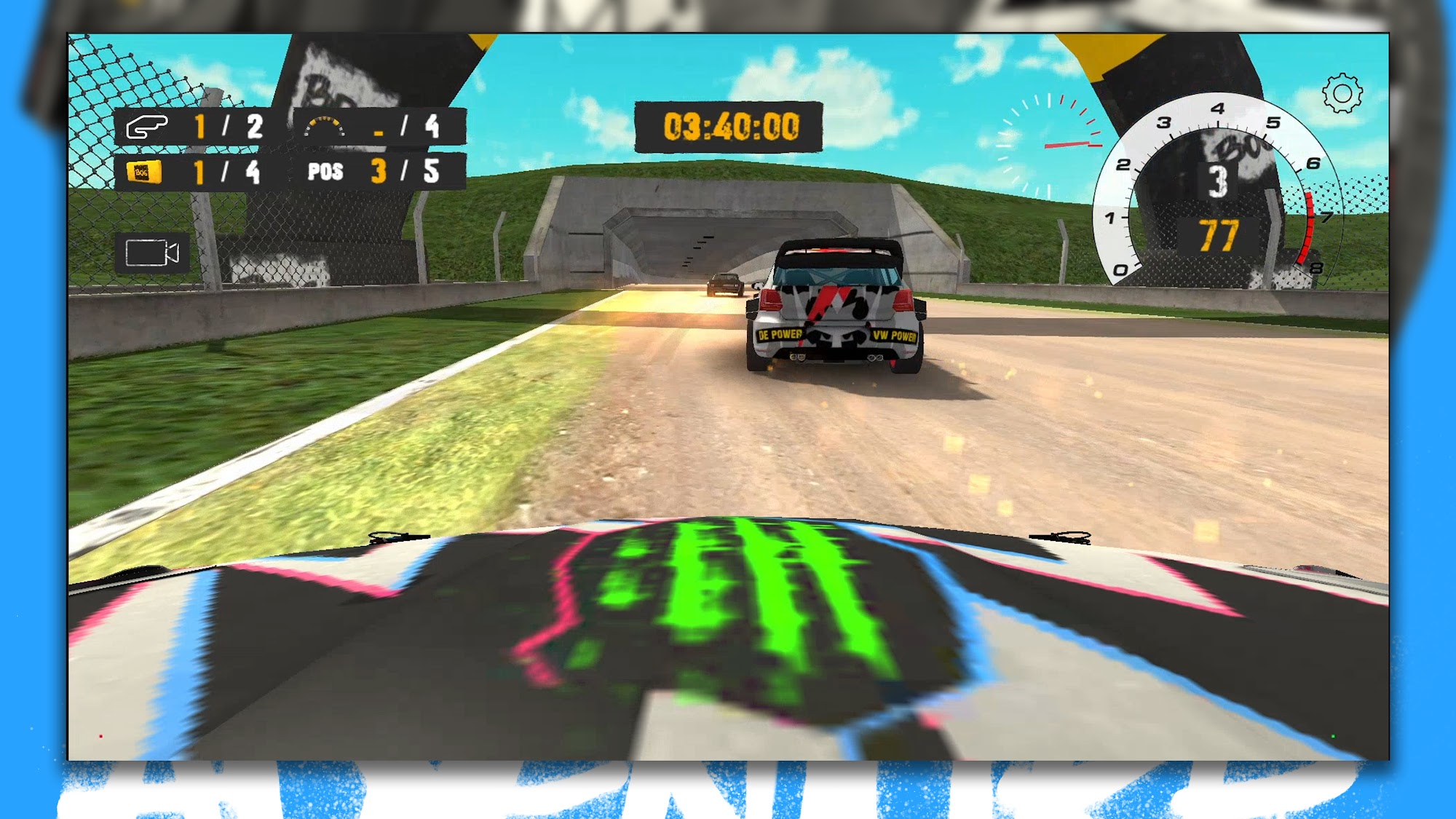 Rallycross Track Racing - Android game screenshots.