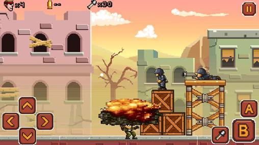 Gameplay of the Rambo soldier for Android phone or tablet.